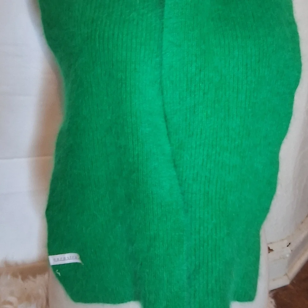Nordstrom Green Angora Scarf